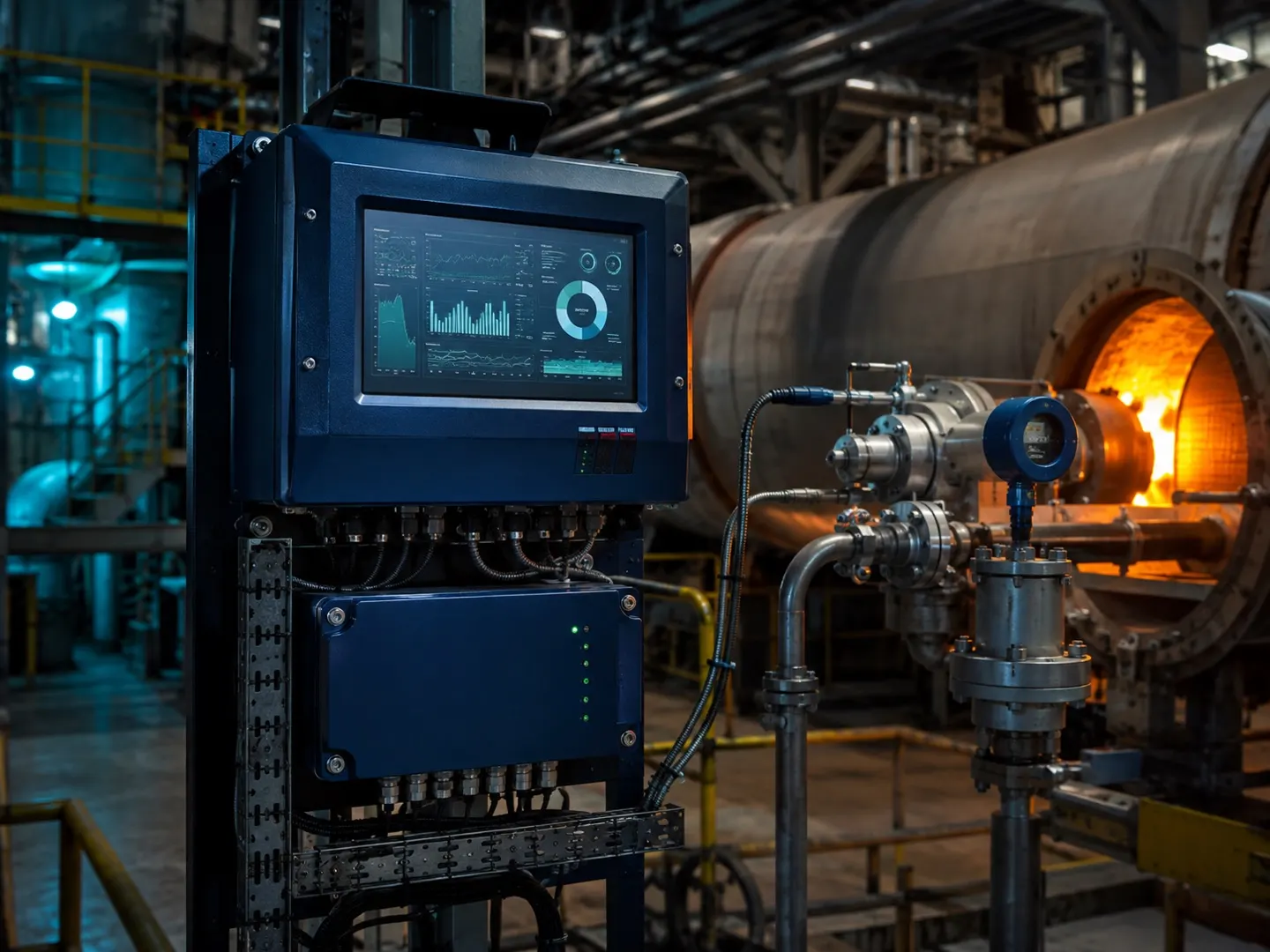 KilnVision AI Combustion Control - tampilan utama